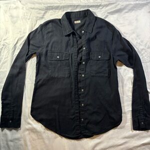 Women’s Size XS | Hollister - Y2K Black Lightweight Button Down Shirt